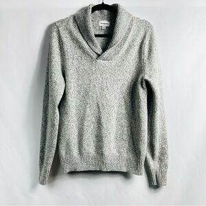 Goodfellow & Co. Men’s Sz Small Gray Shawl Collar Long Sleeve Pullover Sweater